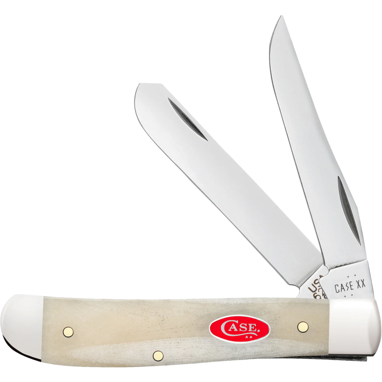 Knives Case Cutlery  CAE MINI TRAPPER NATRUAL BONE